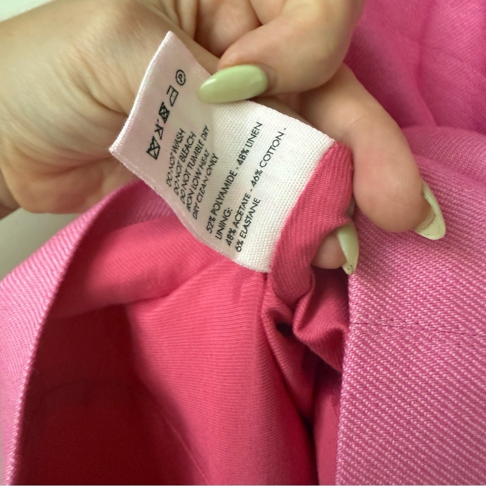 Jacquemus Le Splash Limao Pink Cutout Twill Halterneck Mini Dress FR 36 / US 4 - Picture 12 of 12